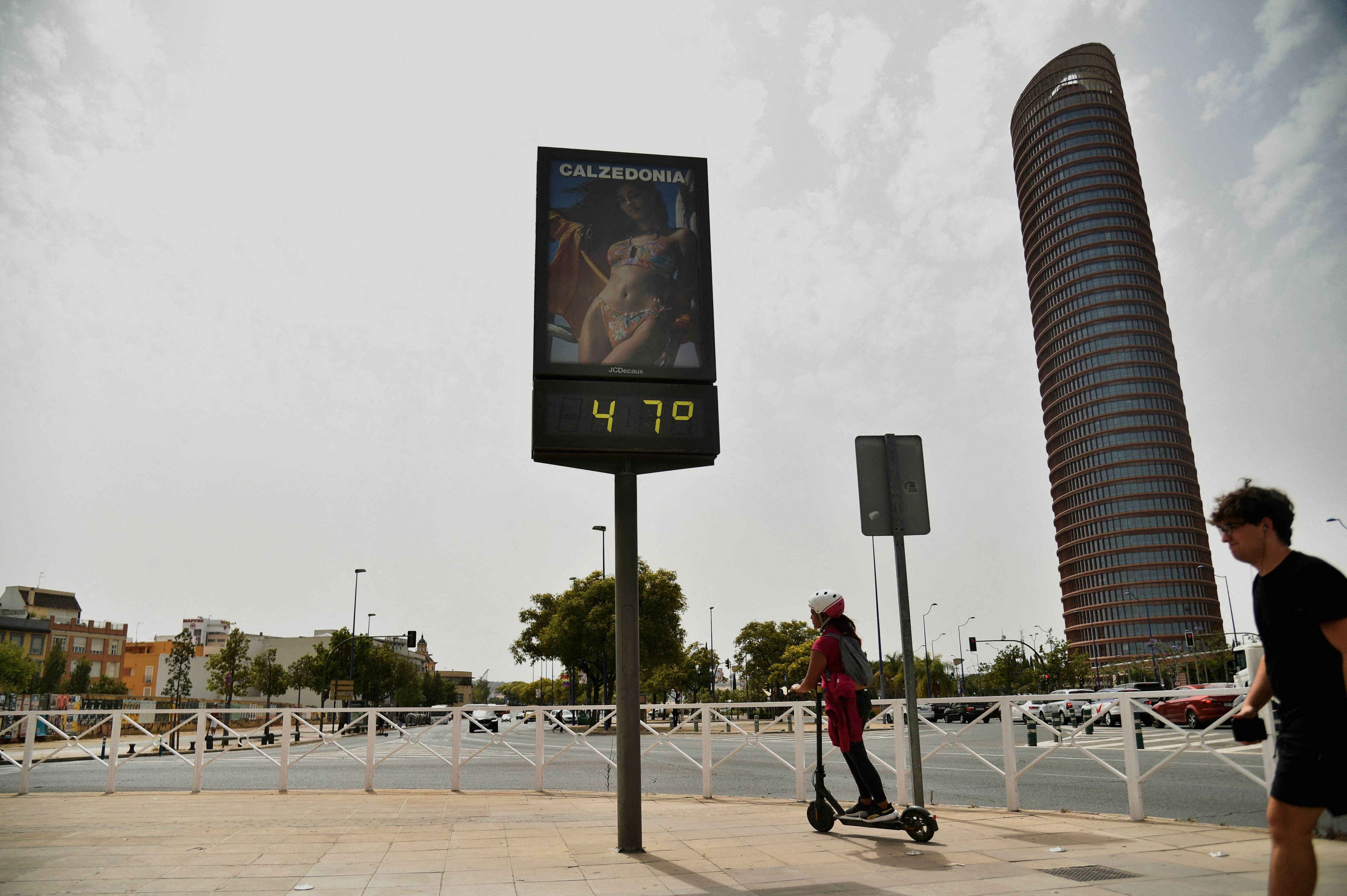 Ola de calor en España.