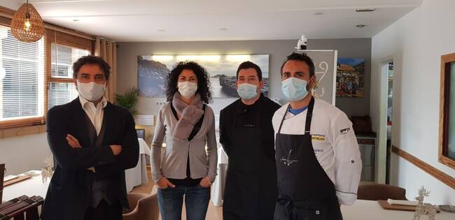 De izquierda a derecha: Francesc Colomer, Esther Castillo, Gonzalo Vigueras y Joaquín Baeza