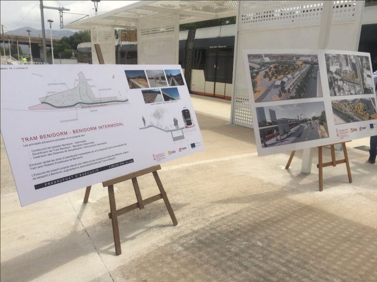 Imagen de la nueva estación intermodal del Tram en Benidorm