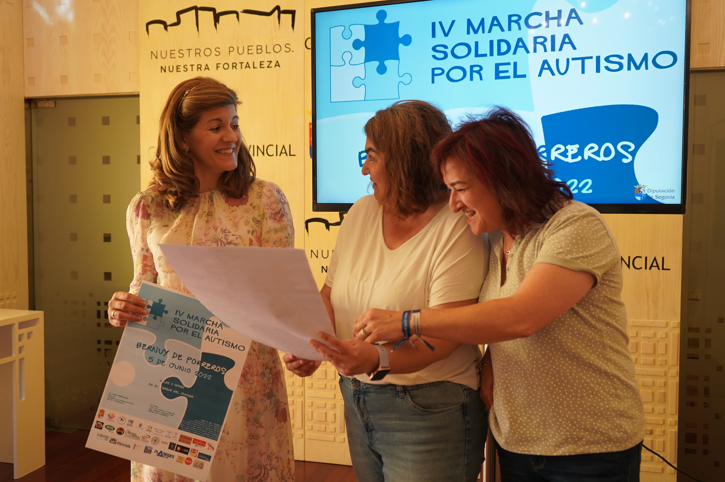 Bernuy de Porreros acoge la cuarta marcha solidaria a favor de la Asociación Autismo Segovia