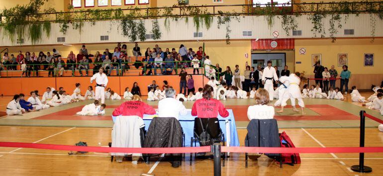 El Anexo del Pazo Paco Paz, fue escenario de la segunda jornada de la Copa Diputación de Ourense de Judo