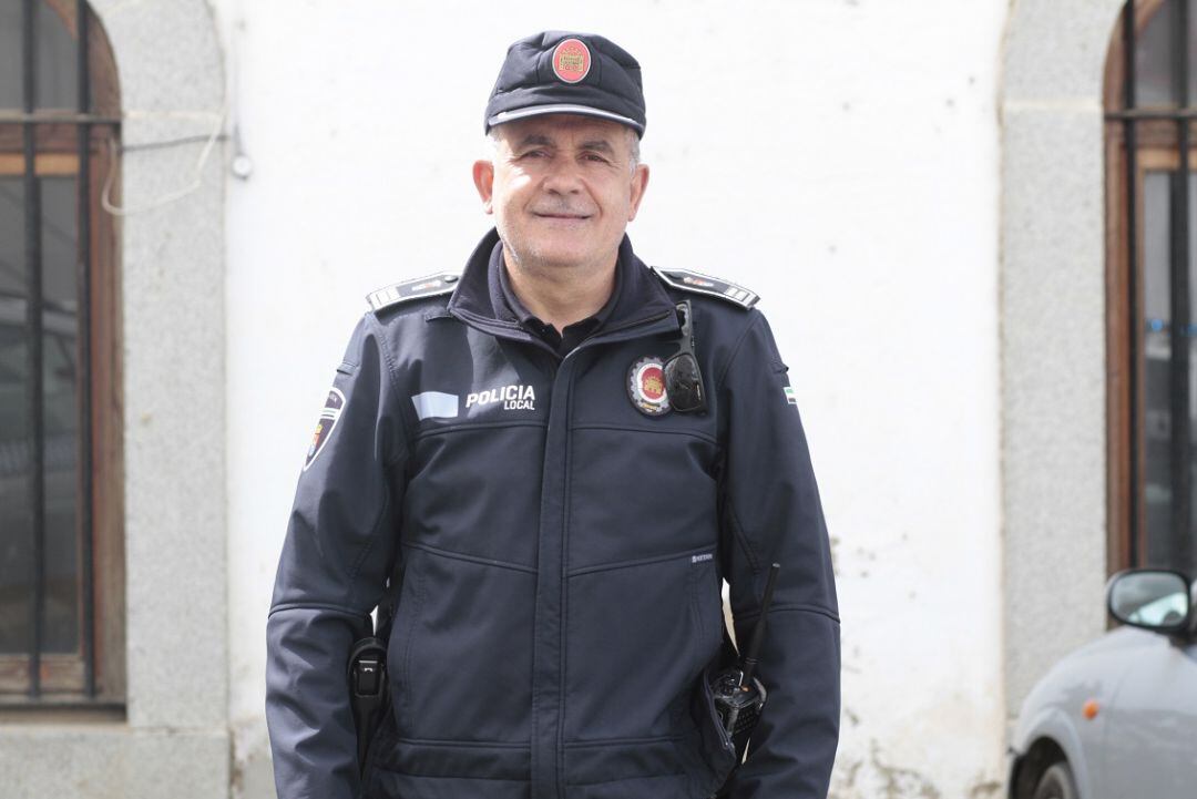 El subinspector de la Policía Local de Mérida, Miguel Ángel Paredes Porro