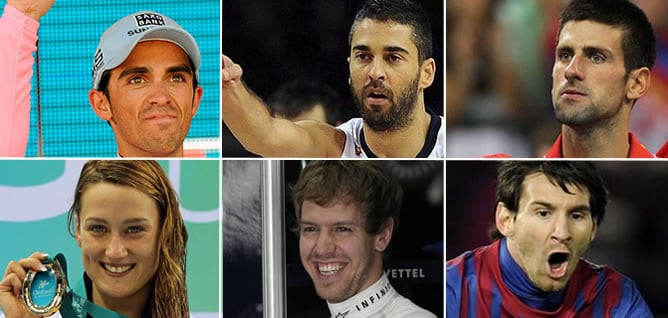 Contador, Djokovic, el Barça de Guardiola, el equipo de la Copa Davis, Sebastian Vettel... los deportistas más destacados en 2011