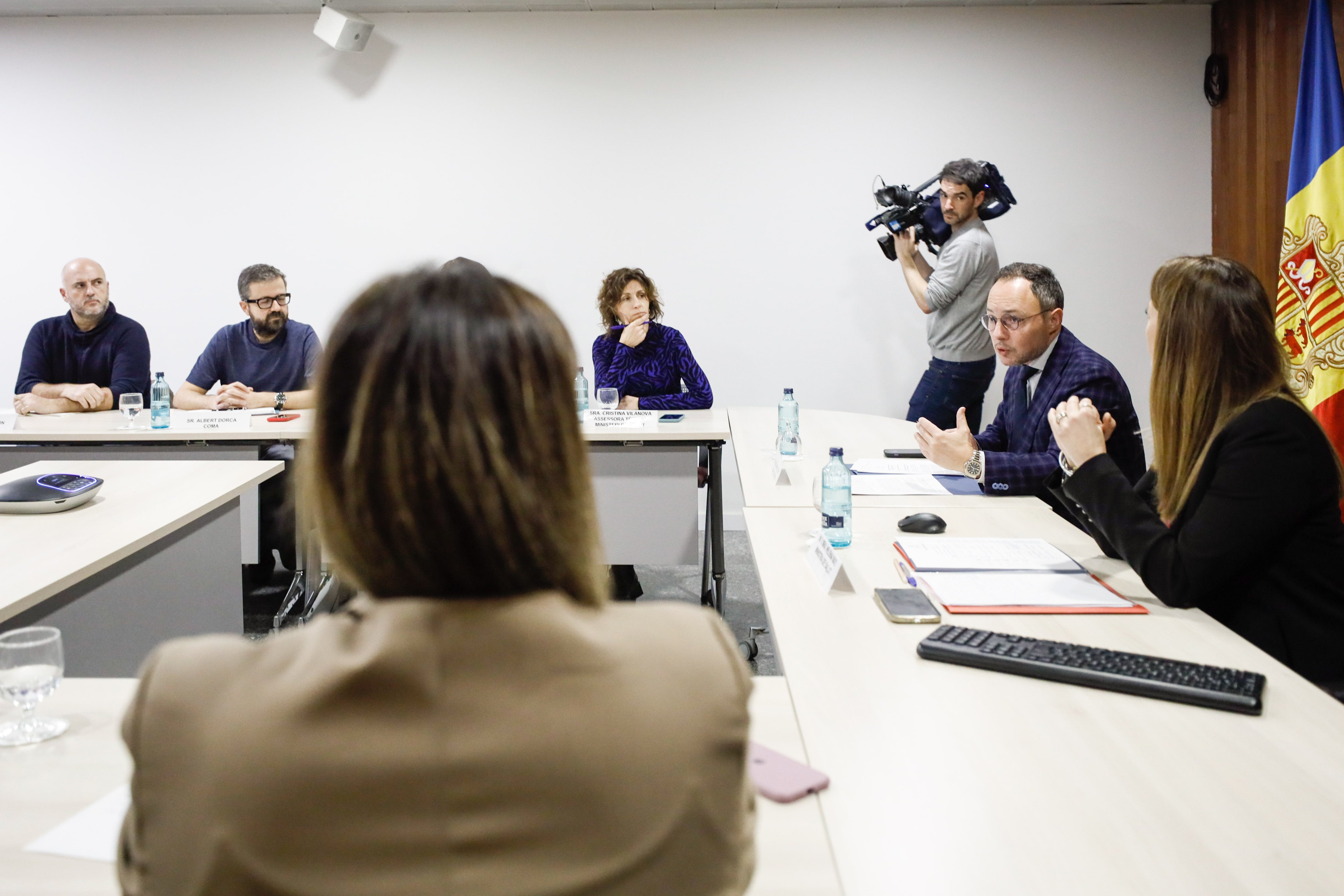 El cap de Govern, Xavier Espot, ha presidit la primera reunió del pacte nacional de la salut