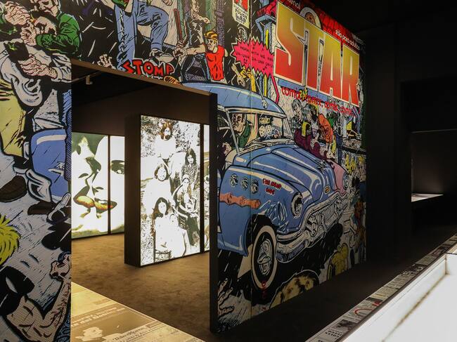 La exposición 'Contracultura y underground en la Cataluña de los 70', que estará en las salas de CentroCentro hasta el 12 de febrero de 2023