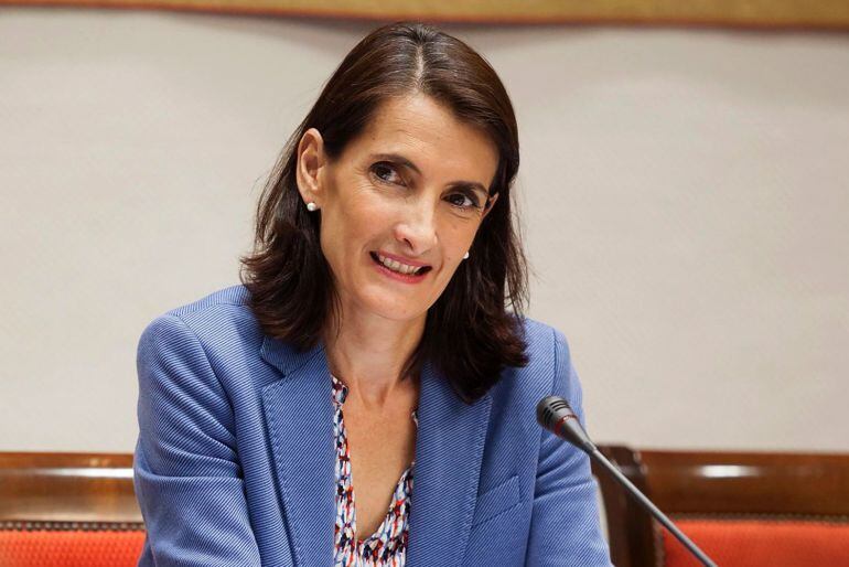La consejera de Turismo del Gobierno de Canarias, María Teresa Lorenzo. 
