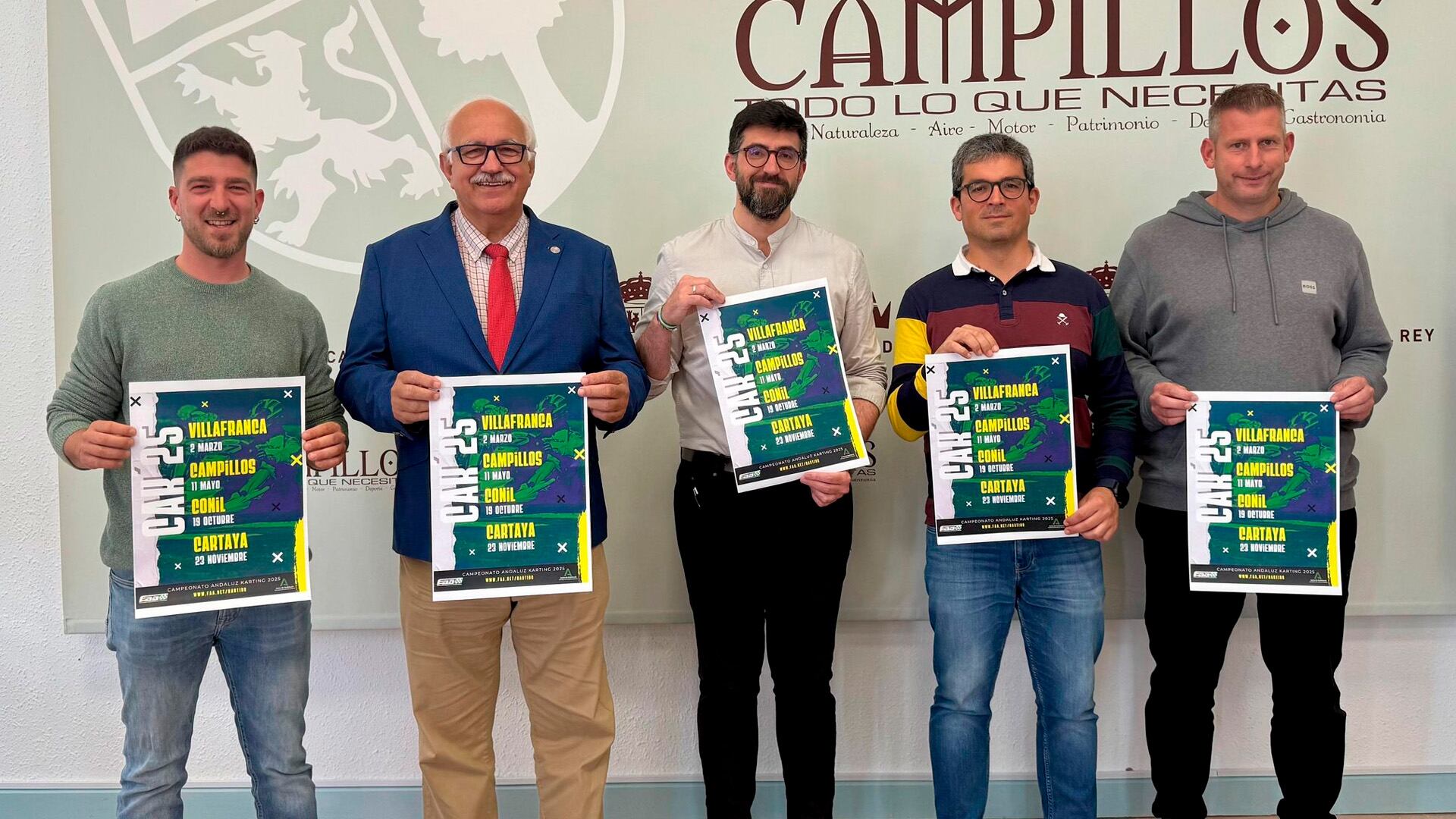 Presentación del Campeonato de Andalucía de Karting en Campillos