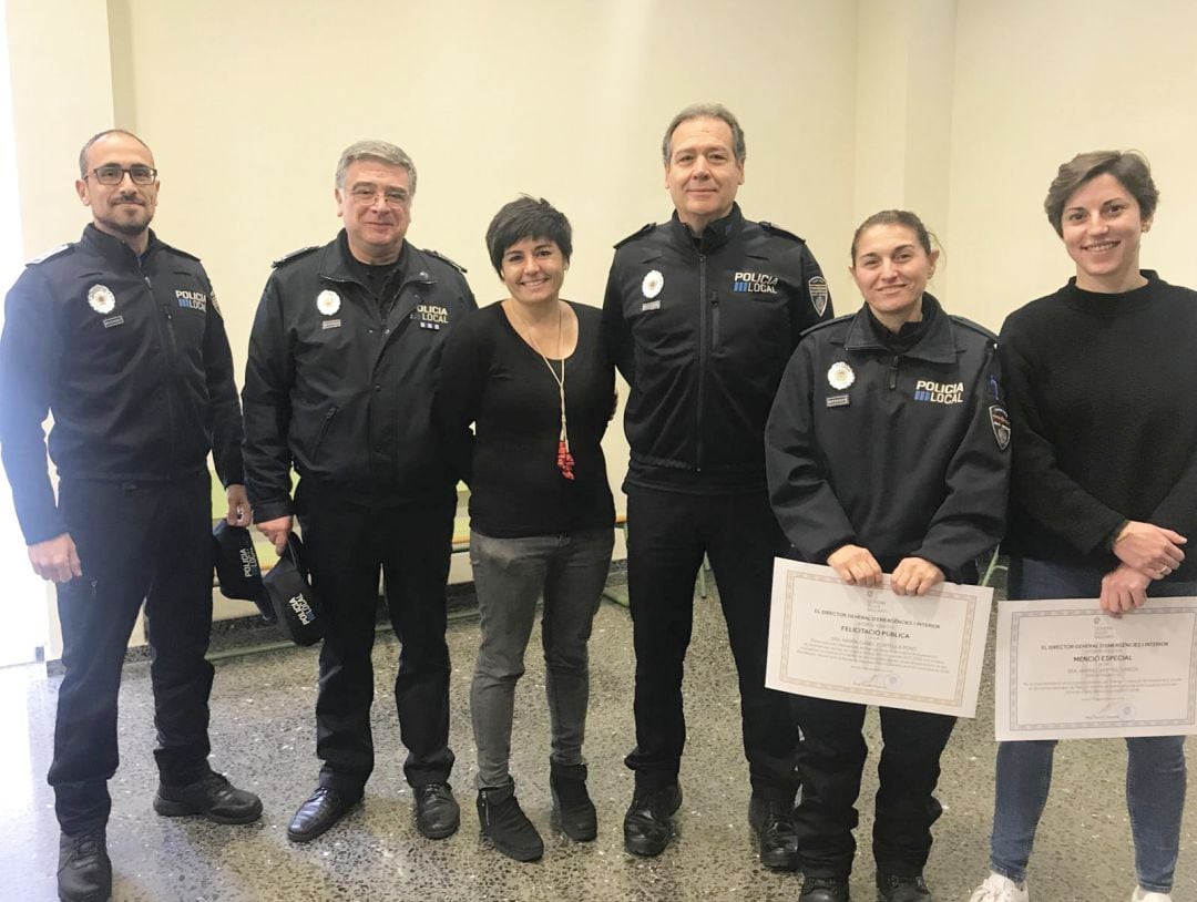 Maribel Portella y Maria campins fueron distinguidas por su labor con los jóvenes en Maó.