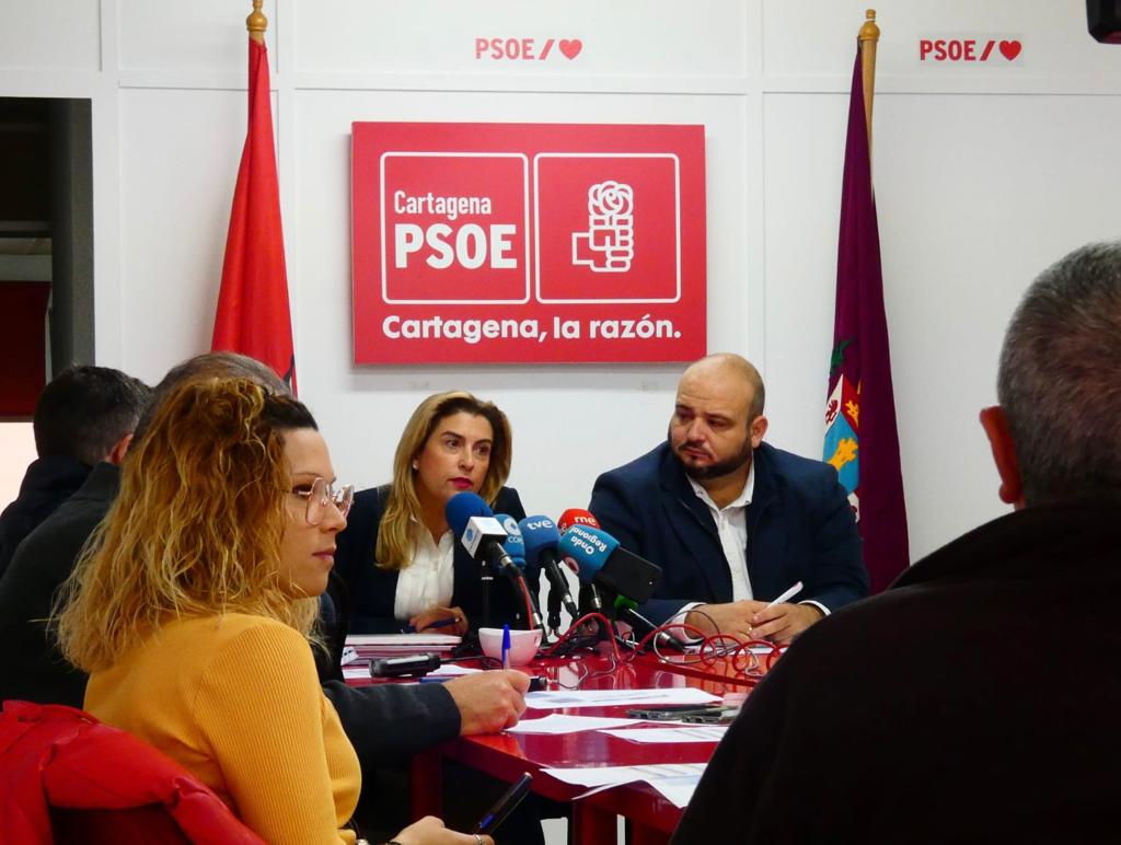 Directivos del PSOE valoran los presupuestos regionales en lo que se refiere a las inversiones para Cartagena