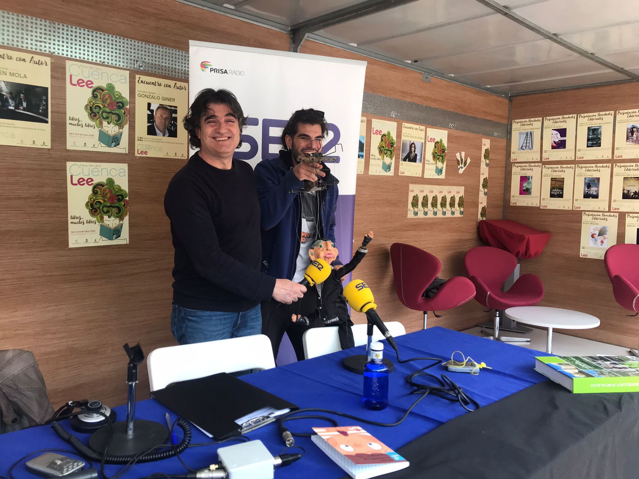 El actor y titiritero optense Mario Ezno ha participado en el programa con su personaje Manolo Bolaño.