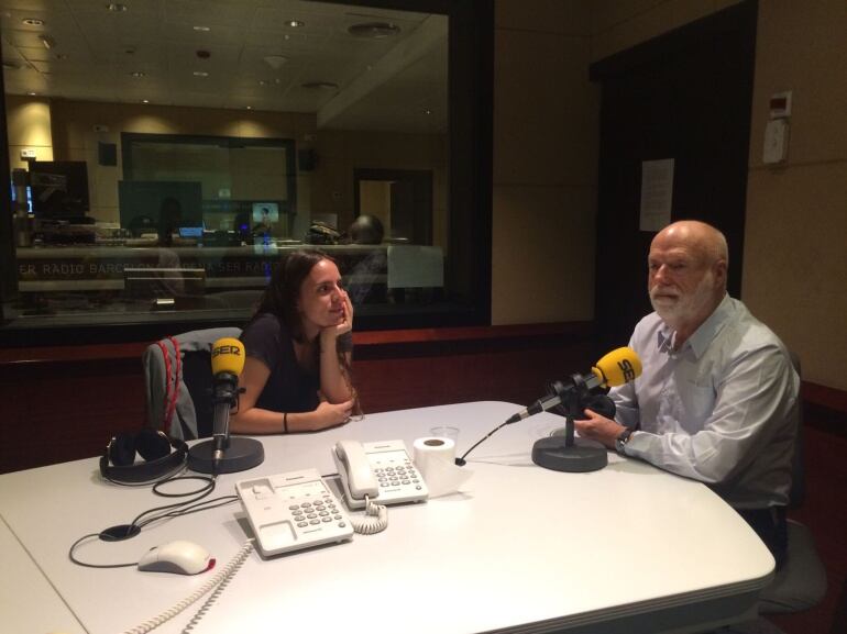 Eulàlia García y Han Nefkens en Radio Barcelona