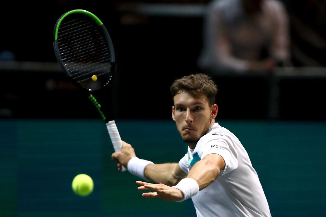  Pablo Carreño durante el partido.