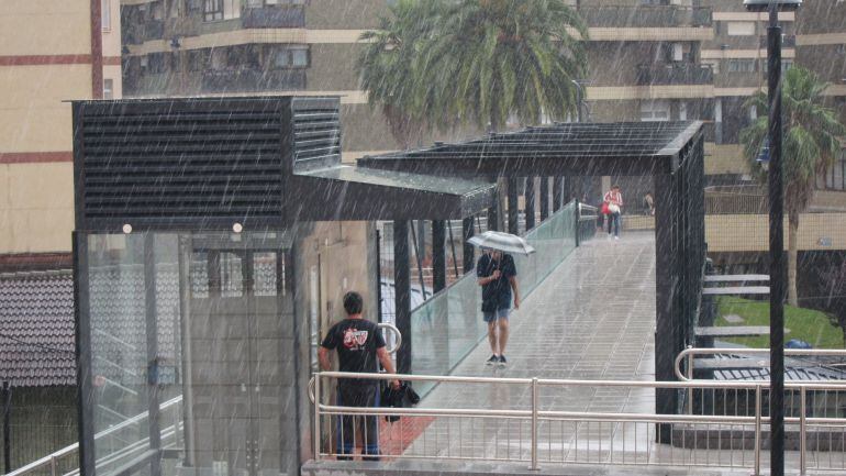 Lluvia en Barakaldo