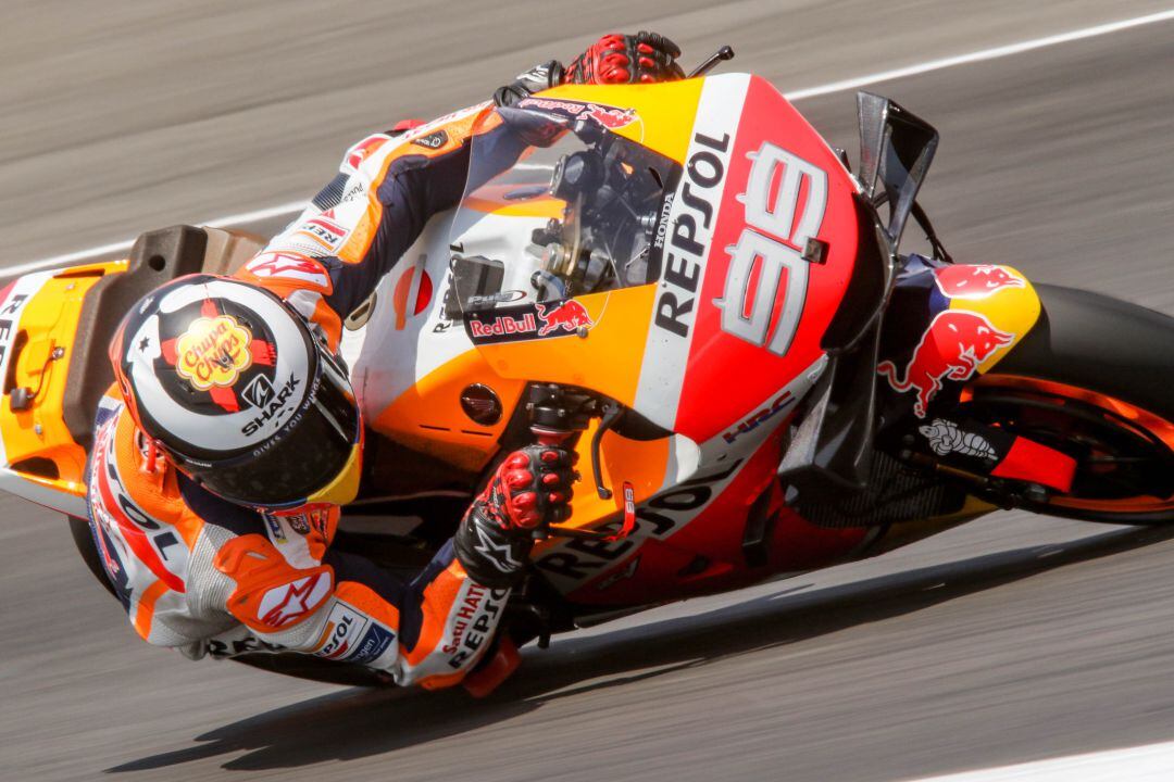 Jorge Lorenzao rodando este lunes en el Circuito de Jerez