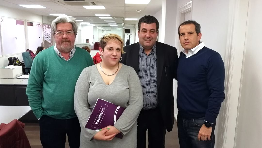 Antonio Balibrea, Vanessa Romero, Vicente Cutanda y Carlos Arcaya