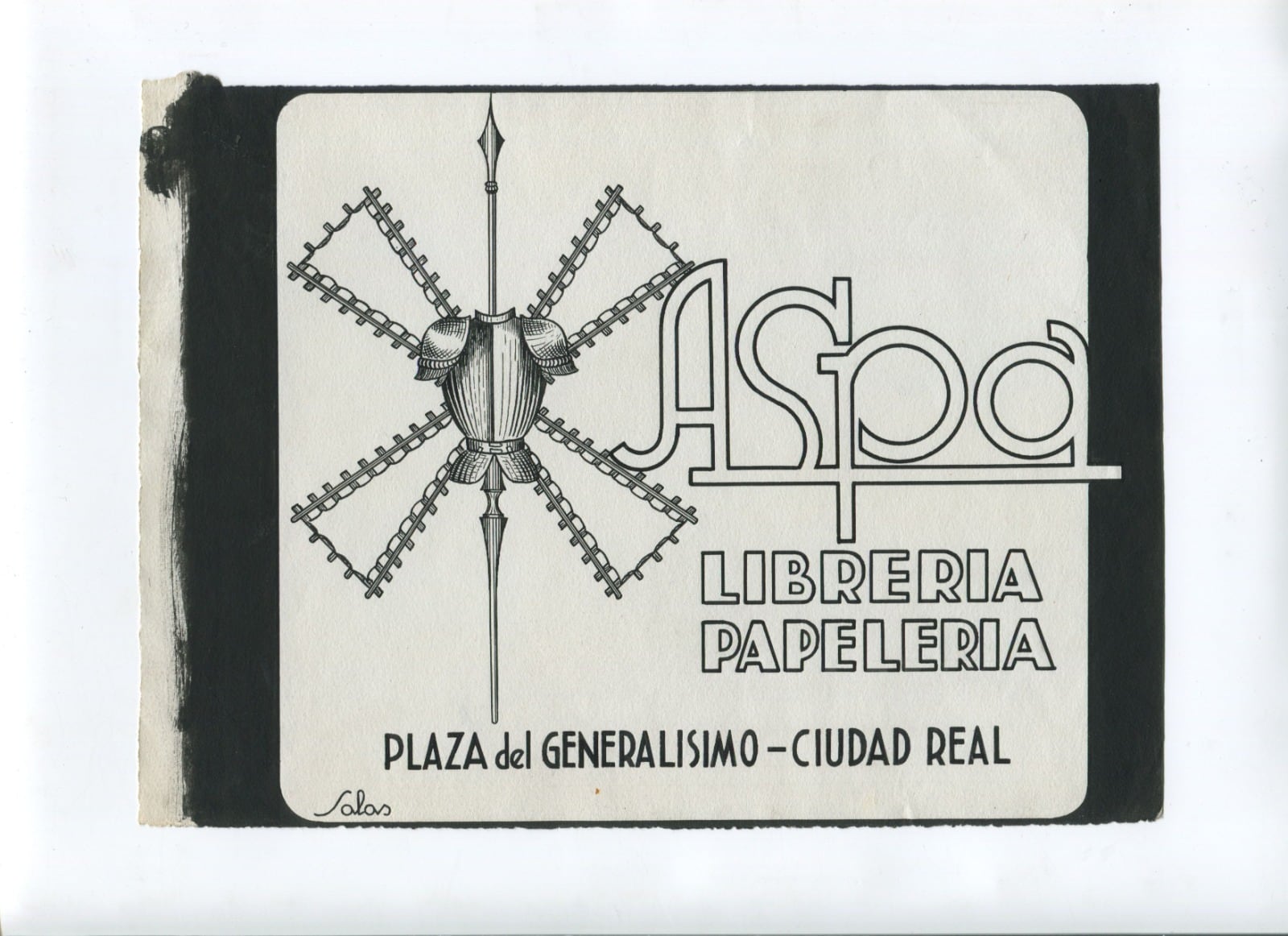 Anuncio de Publicidad Salas de la Librería Aspa