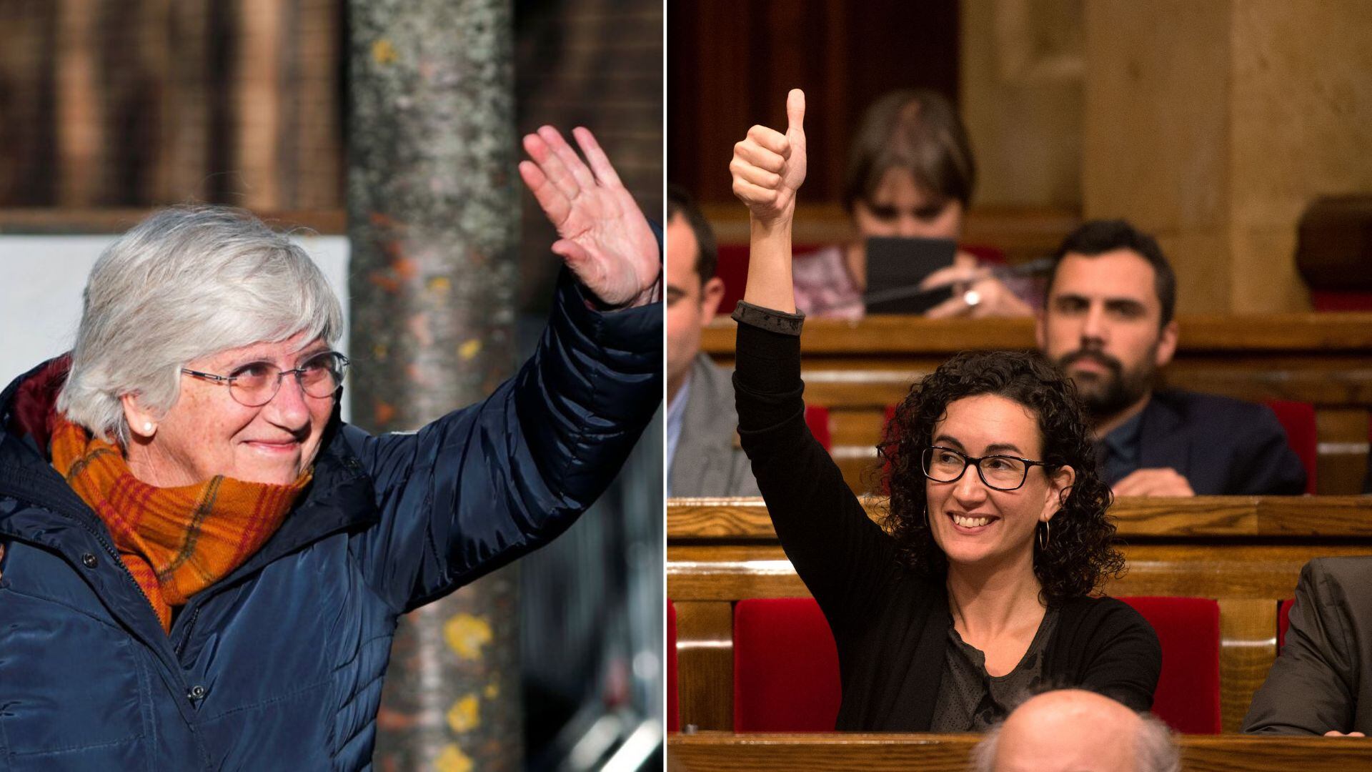 Clara Ponsatí y Marta Rovira, la exconsellera y la exnúmero dos de ERC, huidas desde el procés en 2017.