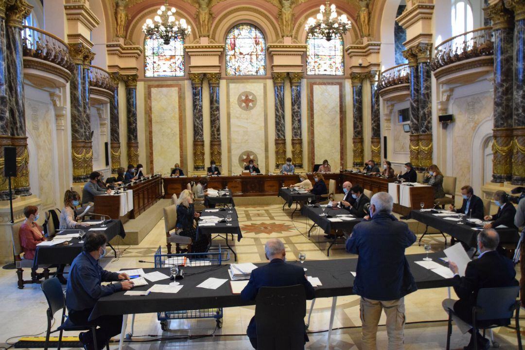 Sesión del Pleno ordinario celebrado en San Sebastián