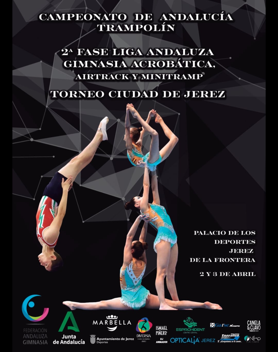 Cartel del Campeonato de Gimnasia artística