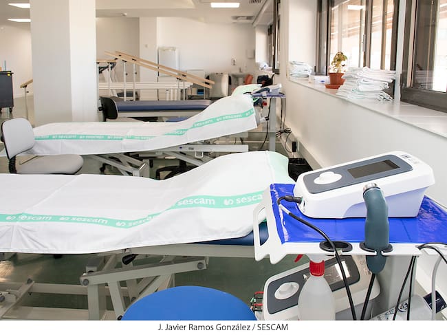 Nueva sala de rehabilitación Hospital de Guadalajara