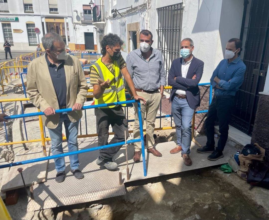 Inicio de las obras en Sanlúcar