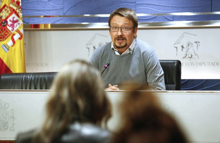 El diputado de En Comú Podem ,Francesc Xavier Domenech.