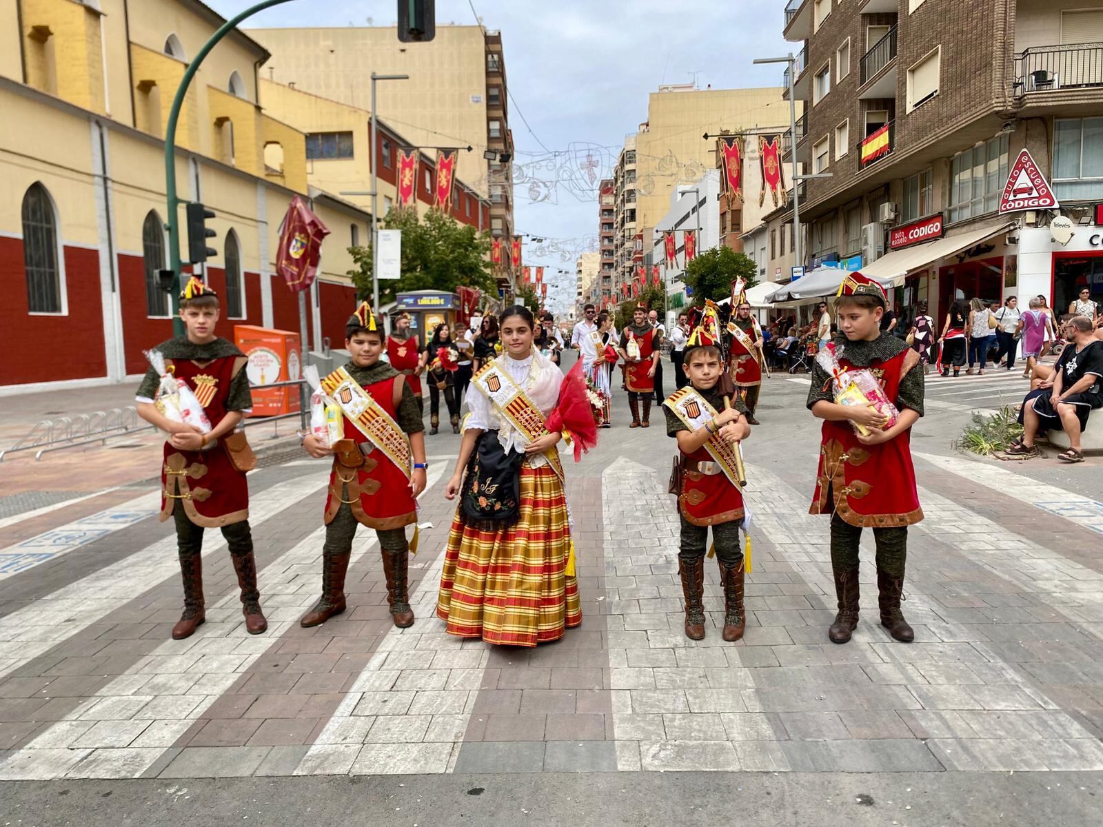 Ofrenda de la Comparsa de Almogávares