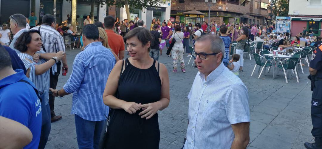 Begoña Cortés Ruiz, durante las fiestas de Leganés