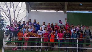 Un momento de la grabación del vídeo