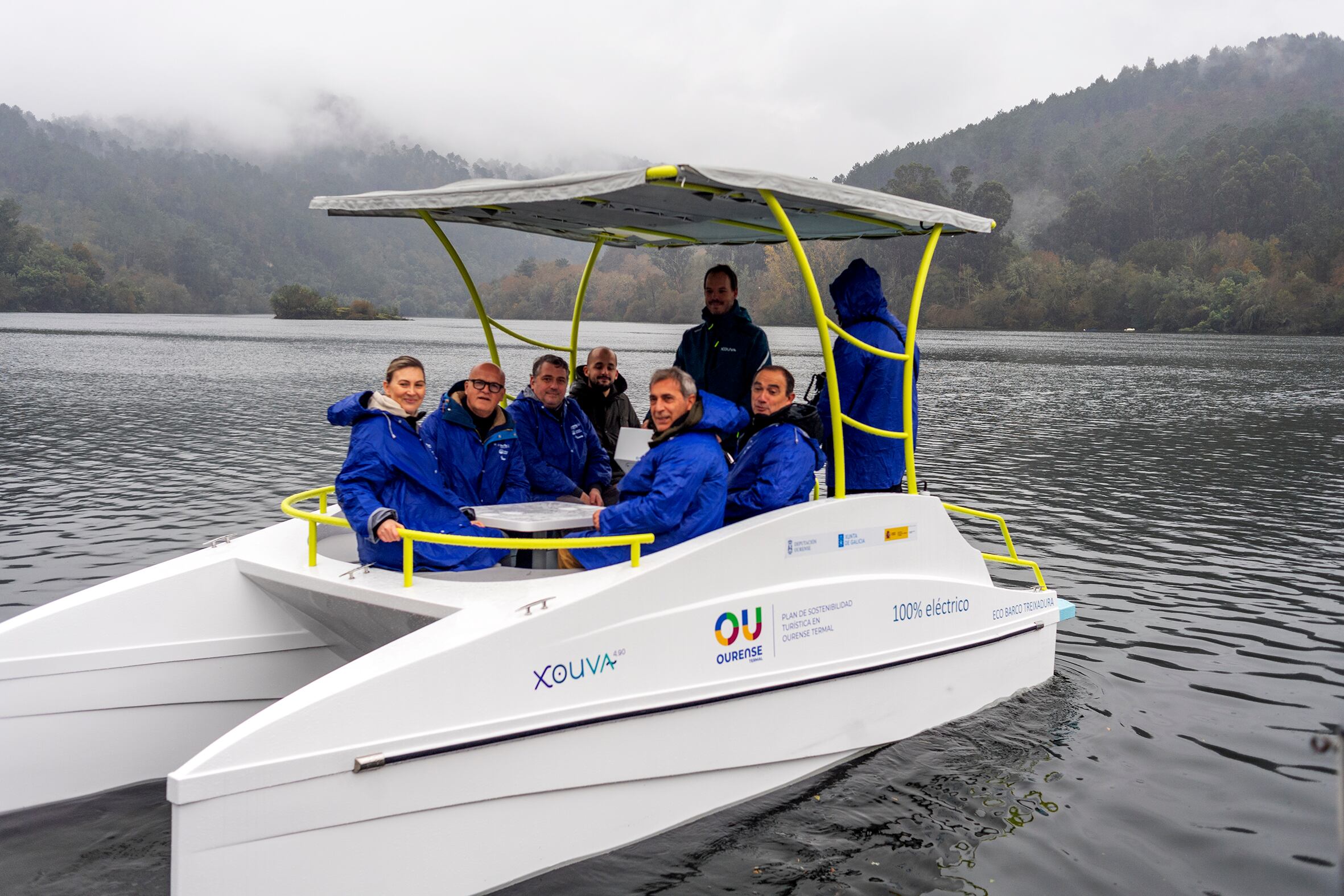 Presentación de los nuevos ecobarcos adquiridos por la Diputación de Ourense