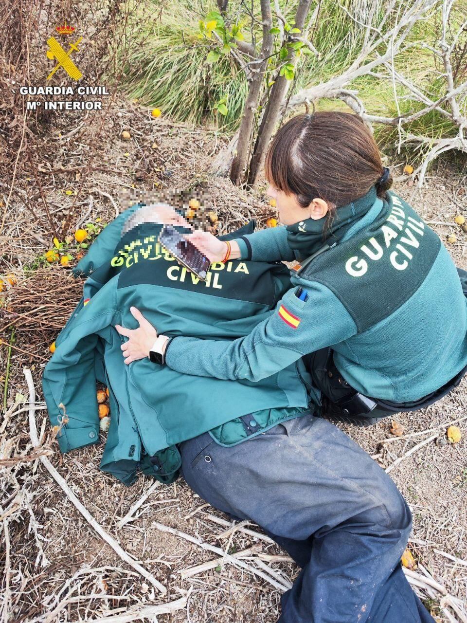 Localizado por la Guardia Civil un hombre de 73 años perdido al salir de una residencia en El Puig