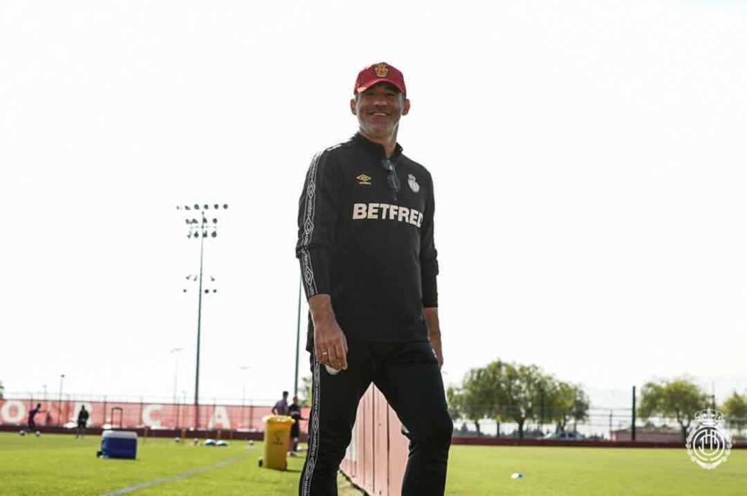 Luis García Plaza en Son Bibiloni.