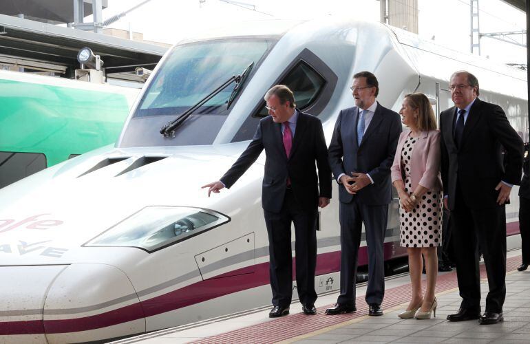 El presidente RAjoy inauguró el AVE a León