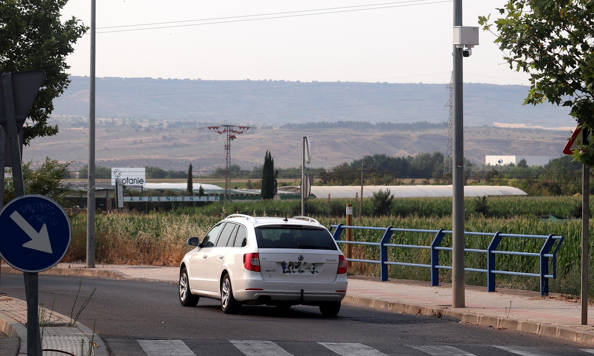 Una de las cámaras instaladas en Cabanillas del Campo