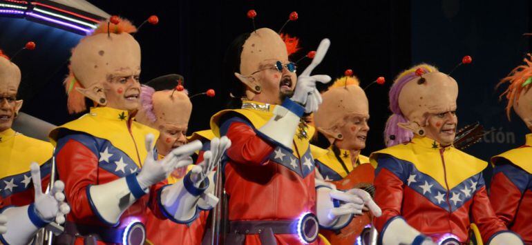 Los del planeta rojo, chirigota de Cádiz, ganadora del COAC 2017