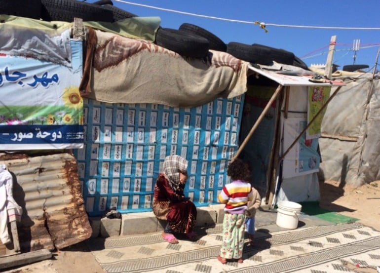 Campamento de Tiro, en Líbano.