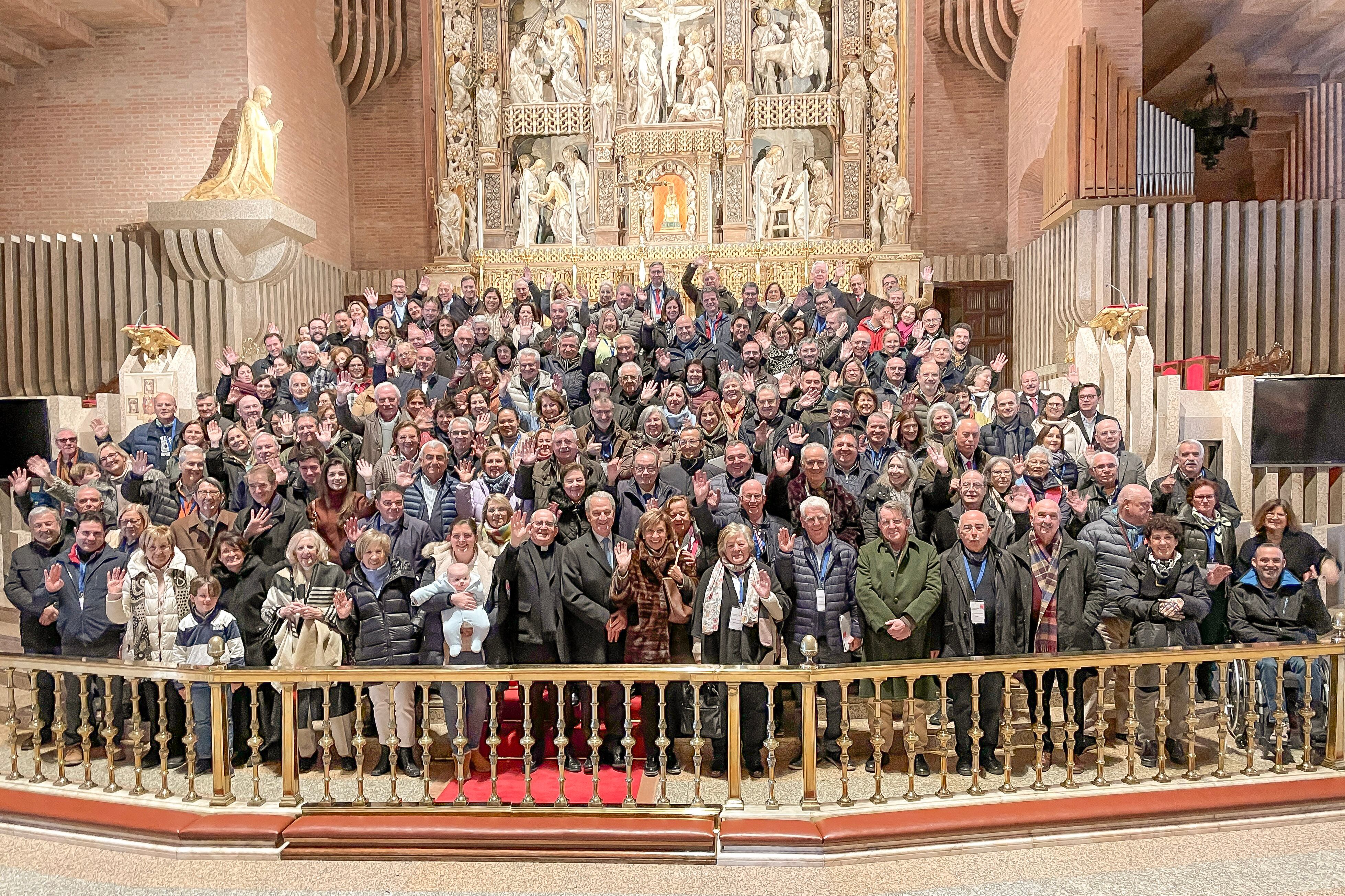 Delegados de Torreciudad en el encuentro en Barbastro