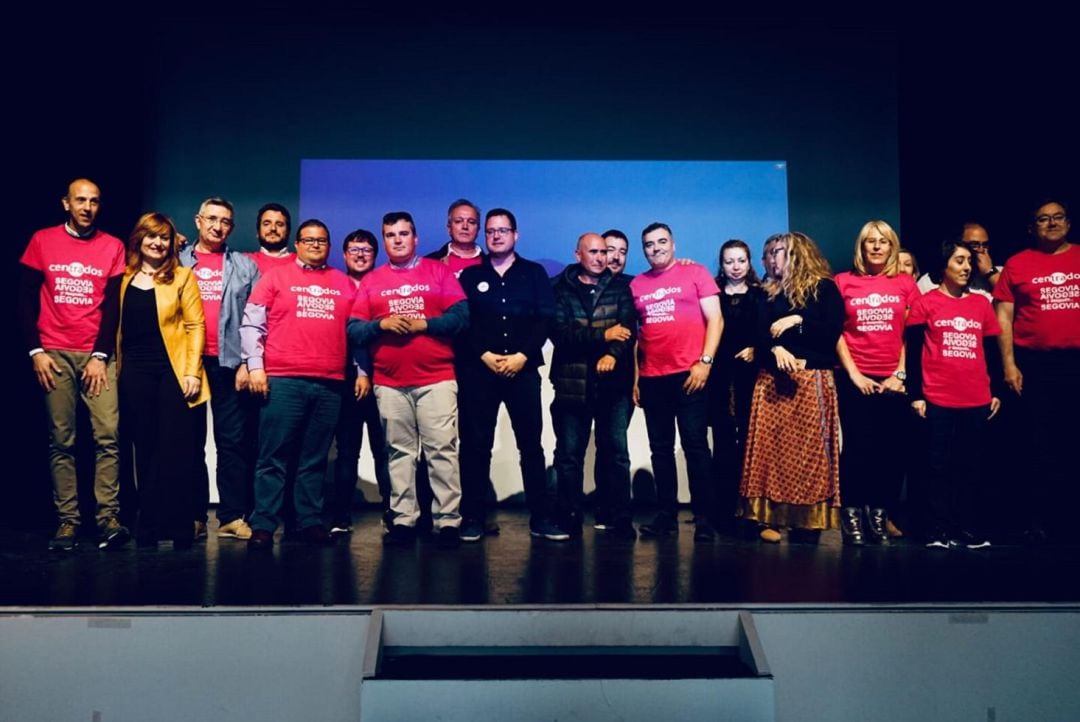 Acto principal de Centrados Segovia en las elecciones generales