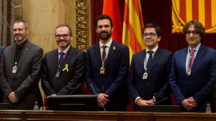 El ibicenco Josep Costa, segundo por la izquierda