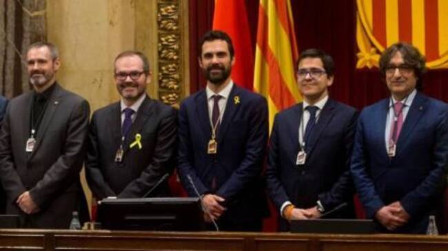 El ibicenco Josep Costa, segundo por la izquierda