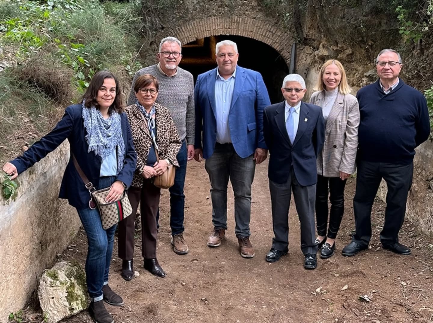 Ante el túnel del Batán