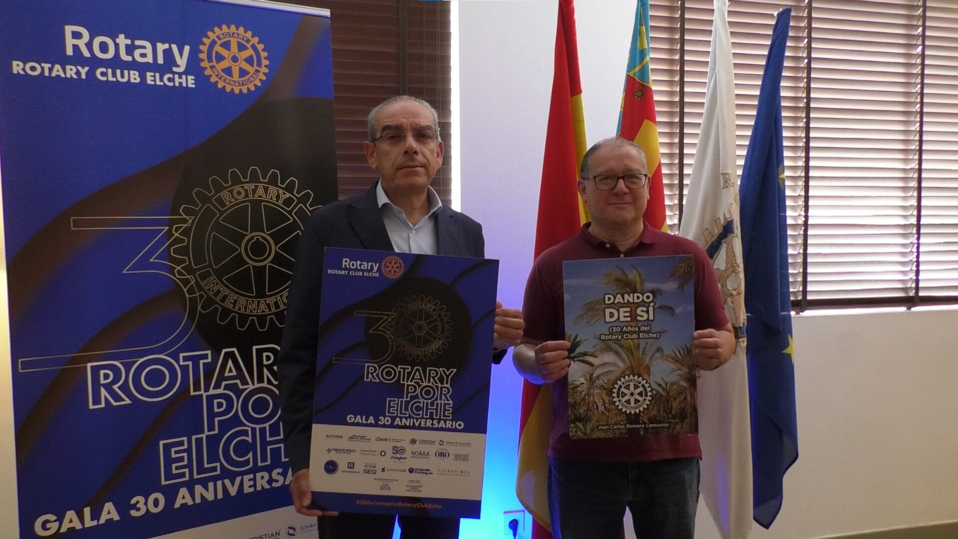Francisco J. Soler, presidente del Club Rotary Elche