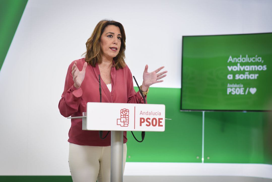 Susana Díaz ofrece al gobierno andaluz diálogo y acuerdo para salir de la crisis del Covid