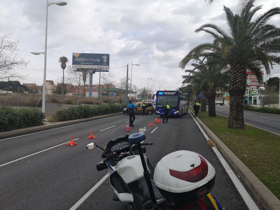 Control de tráfico de la Policía Local