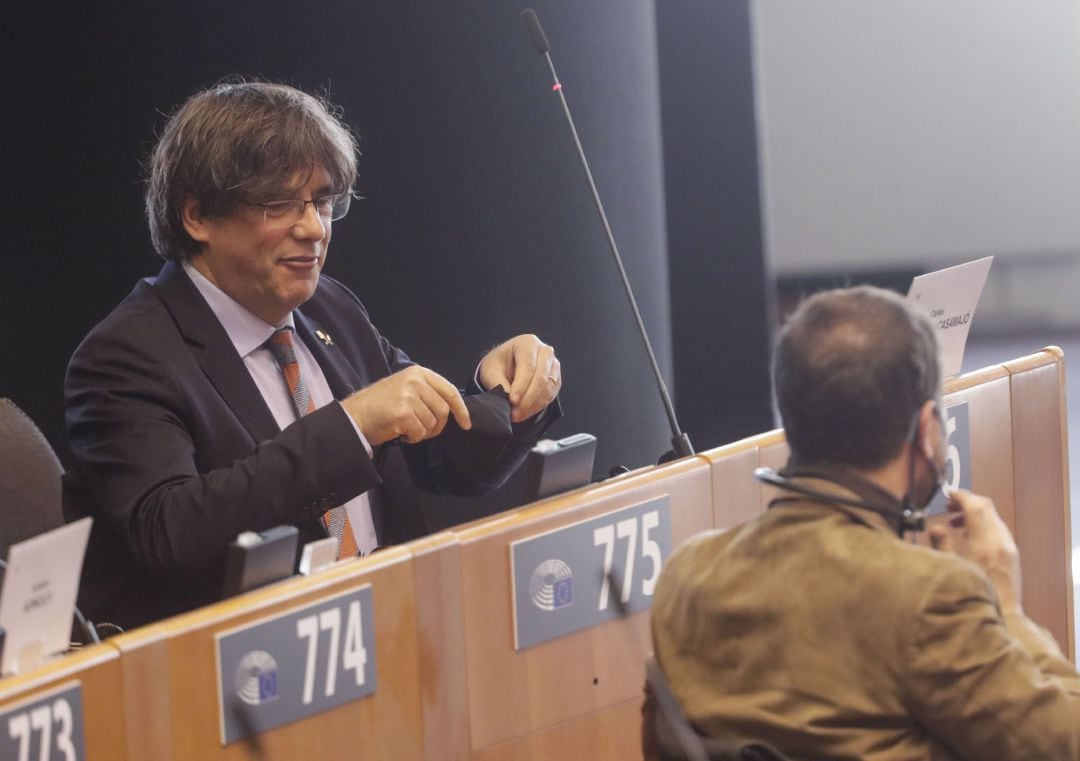 El expresidente de la Generalitat, Carles Puigdemont. 