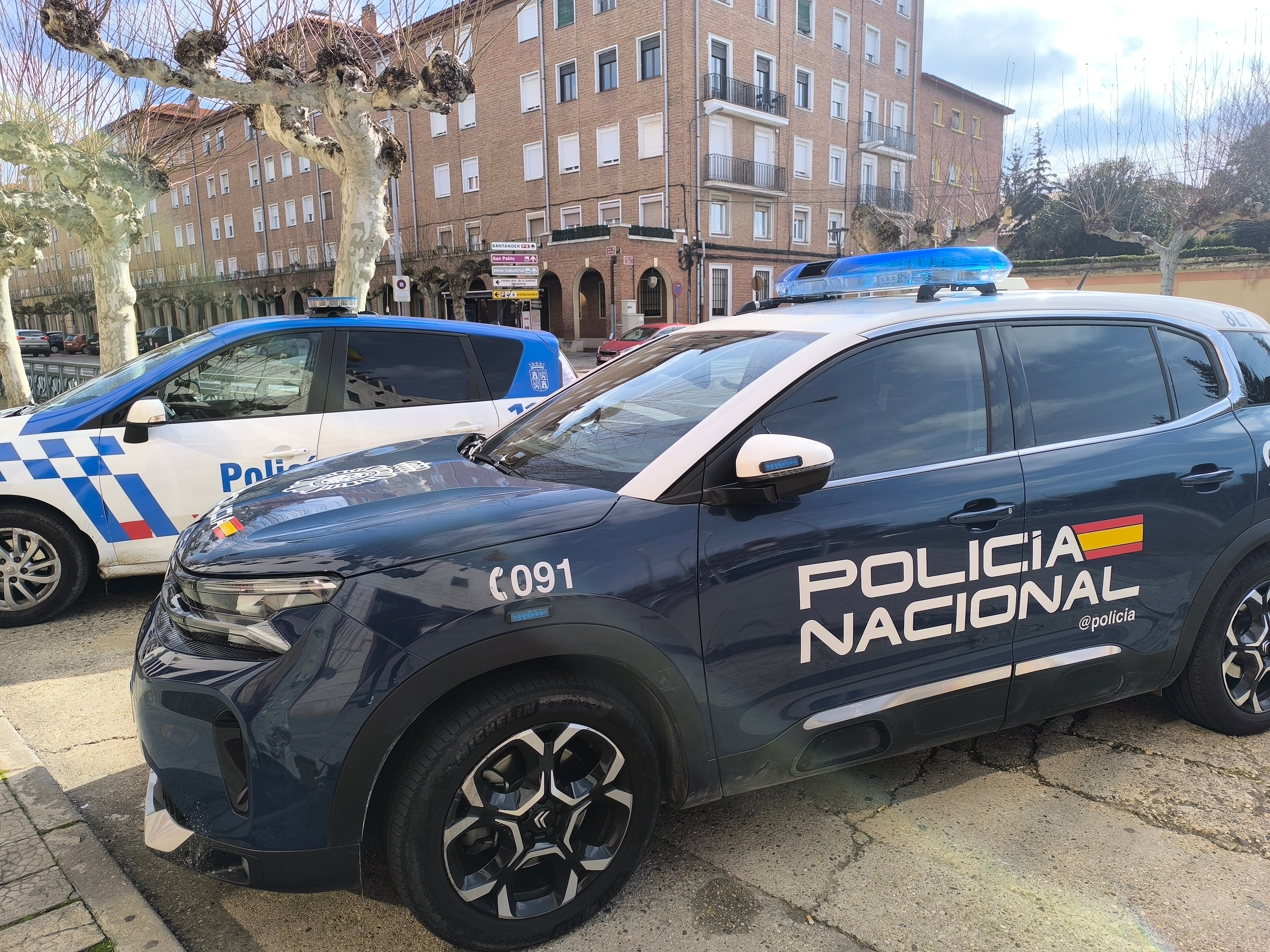 Policía Nacional y Policía Local de Palencia