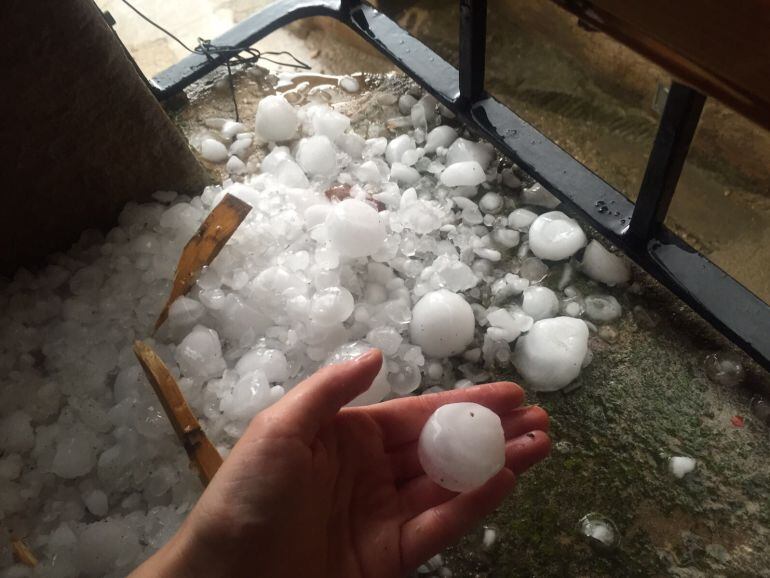 Granizo en Torredelcompte