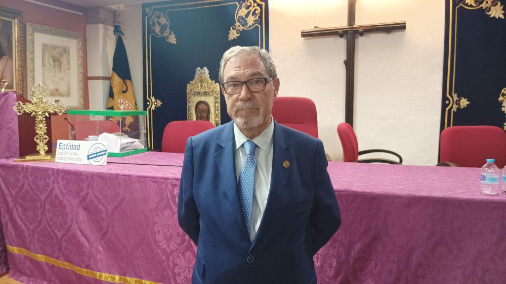 Francisco Sierra Cubero, presidente de la Agrupación de Cofradías y Hermandades de la ciudad de Jaén.