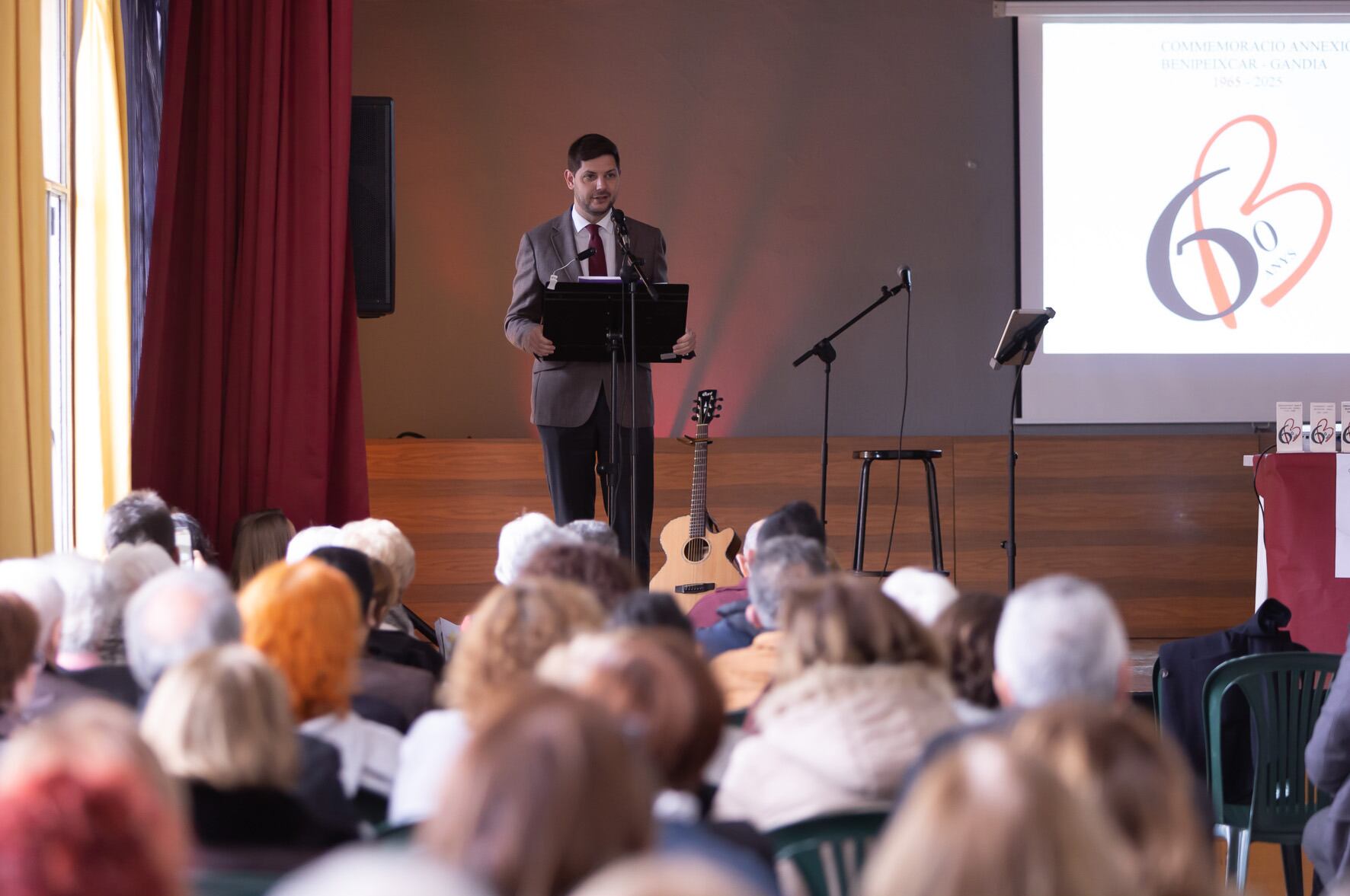 El alcalde Prieto en el acto de celebración de Benipeixcar