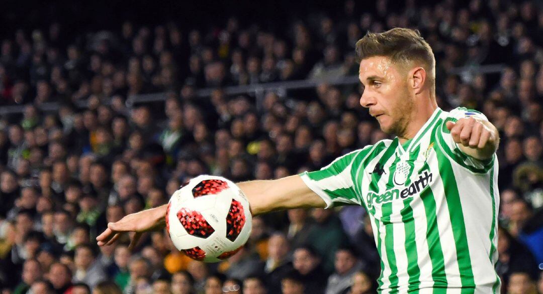 Joaquín, durante un partido con el Betis